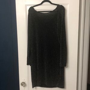 NWT Michael Kors black silver dress